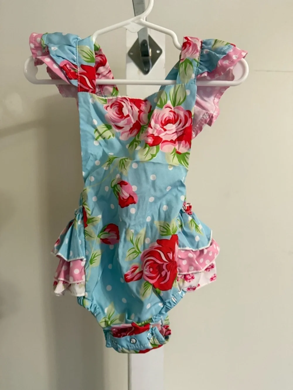 Floral Boutique Ruffle Butt Romper